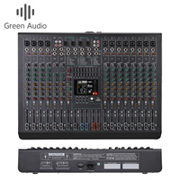 GAX-FC16 usine vente en gros console de mixage professionnelle 8/12/16/24 canaux scène performance alimentation fantôme console de mixage