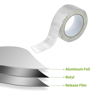 Ruban adhésif butyle en aluminium imperméable pour réparation de camping-cars, piscines, bassins, vitres, toitures EDPM et patchs anti-fuites pour bateaux - Product Image 2