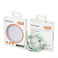 Câble de charge rapide 3A en nylon tressé de 1 m 60W, type C PD15W, compatible avec les écouteurs pour iPhone et téléphones Android