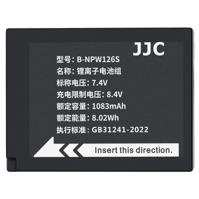 JJC Factory Price Camera Battery for FUJIFILM X-T30 II, X-E4, X-S10, X-H1, X-Pro3, X-Pro2, X-Pro1, X100V,X100VI,X-T50,X-M5 etc