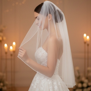 <span class=keywords><strong>Voile</strong></span> de mariée YouLaPan V14 en tulle monocouche longueur doigt de la main pour femme, offre spéciale, prix <span class=keywords><strong>bas</strong></span> - Product Image 4