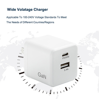 Adaptador de cargador rápido 30W GaN PPS USB Mini USB C PD QC Cargador de pared para teléfono móvil iPad Tablet iphone14