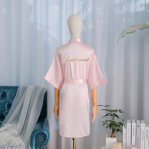 <span class=keywords><strong>Vestaglia</strong></span> da sposa <span class=keywords><strong>vestaglia</strong></span> da donna trucco da sposa damigelle d'onore madri <span class=keywords><strong>vestaglia</strong></span> da sposa Cardigan accappatoio - Product Image 4