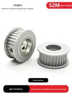 Poulie de synchronisation SH-AHTF40S2M040-5 en aluminium OEM S2M60 à dents, roue tendeuse de guidage réglable