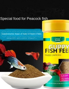 Alimento para peces flotante de alta proteína especial pequeño <span class=keywords><strong>Guppy</strong></span> alimentación abierta juvenil pescado <span class=keywords><strong>tropical</strong></span> de hundimiento lento empaquetado en bolsas - Product Image 3