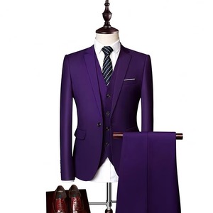 Traje <span class=keywords><strong>de</strong></span> <span class=keywords><strong>Hombre</strong></span> Slim Fit <span class=keywords><strong>de</strong></span> 3 Piezas, Blazer, Pantalón y Chaqueta, Traje Turco <span class=keywords><strong>para</strong></span> Boda - Product Image 4