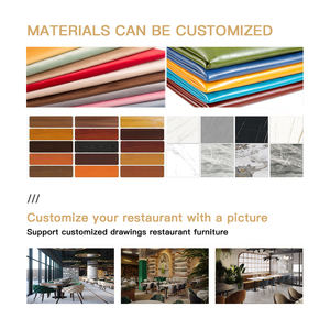 Ensemble de meubles de restaurant de luxe de haute qualité Mobiliario Para Restaurante Chaises pour <span class=keywords><strong>Cafe</strong></span> Party Pub <span class=keywords><strong>Paris</strong></span> Turquie Projets asiatiques - Product Image 5