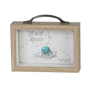 Portable Shadow box wooden photo frame for save money