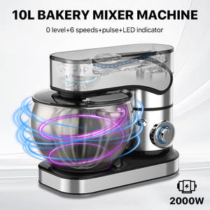 <span class=keywords><strong>Robot</strong></span> pâtissier automatique de comptoir pour la préparation de la pâte à pain, capacité 10 kg, <span class=keywords><strong>avec</strong></span> bol amovible et fonction de levage - Product Image 2
