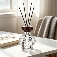 Flacon diffuseur d'arômes en verre vide de 200 ml pour huiles essentielles, diffuseur de parfum à bâtonnets, luxe personnalisé