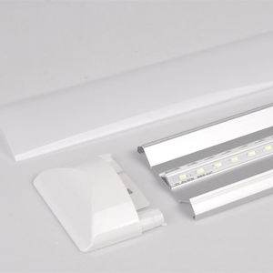 Tube linéaire LED + aluminium maison, tube plat, lumière pour éclairage d'hôpital et de bureau, 1 pieds, <span class=keywords><strong>30cm</strong></span>, 0.3M, 1 pièce - Product Image 1