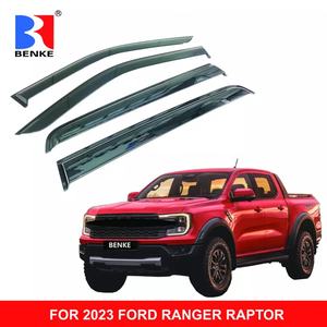 Pare-pluie injecté pour Ford Ranger Raptor 2023, déflecteurs de vitres de voiture, pare-soleil, déflecteurs de porte - Product Image 2