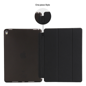 Feltro Morbido Pro9.7 Cuoio DELL'UNITÀ di elaborazione TPU Caso Della Parte Posteriore Del Basamento Magnetico Della Copertura di Vibrazione Per <span class=keywords><strong>iPad</strong></span> <span class=keywords><strong>Pro</strong></span> 9.7 pollici 2016 Smart Caso Della Copertura Tablet Per I Bambini - Product Image 3