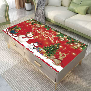 Mantel de Plástico Individual Clásico y Sencillo con Estampado Navideño para la Temporada Navideña - Product Image 3
