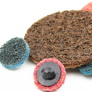 Набор абразивных дисков для шлифовки с роликовым замком, 3 дюйма, зернистость: мелкое, среднее, грубое, для обработки поверхностей, быстросменные диски типа R - Product Image 3