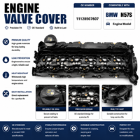 Tapa de Válvulas de Motor Duradera para BMW N57S OE 11128507607, Reemplazo Directo, Pruebas de Calidad Estrictas
