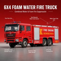 Camion d'extinction d'incendie à mousse industrielle SHACMAN 6x4 avec réservoir de mousse de 8000L ou 10000L pour les incendies chimiques d'usine et les situations d'urgence