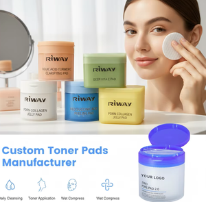 Lingettes démaquillantes OEM/ODM jetables pré-humidifiées, tampons de toner pour le nettoyage quotidien du visage, soin de la peau, ultra douces, épaisses, à base de plantes - Product Image 1