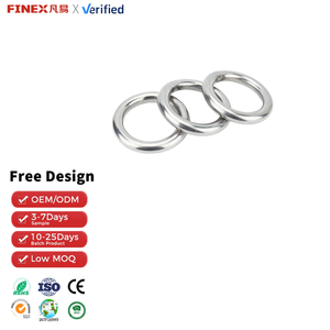 Ventes chaudes 2026 : Anneau rond soudé SRR AISI316 <span class=keywords><strong>en</strong></span> acier inoxydable poli miroir, surface lisse, 6*40mm, pour la Norvège - Product Image 1