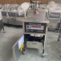 Equipo de cocina para restaurante de comida rápida KFC, máquina de patatas fritas, freidora a presión, equipo de pollo frito asado