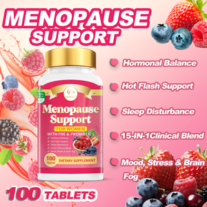 DUOZI Soutien à la ménopause avec probiotiques et prébiotiques pour la santé des femmes Complément alimentaire pour la ménopause - Product Image 6