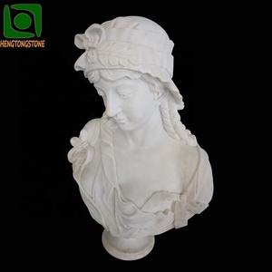 Statue de <span class=keywords><strong>buste</strong></span> <span class=keywords><strong>en</strong></span> <span class=keywords><strong>marbre</strong></span> sculpté à la main, <span class=keywords><strong>buste</strong></span> féminin, personnalisé - Product Image 1