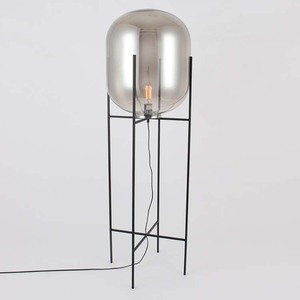 Phong Cách Công Nghiệp Khói Kính Màu Xám Bốn Leggs Đèn Phòng Ngủ Phòng Khách Đèn Sàn Học - Product Image 3