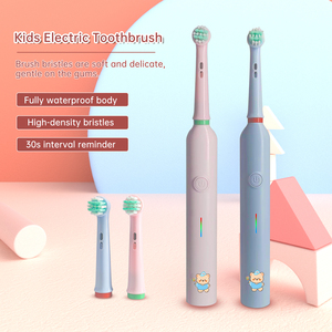 แปรงสีฟันไฟฟ้าแบบหมุนกันน้ำ แปรงสีฟันแบบสั่นแบบชาร์จไฟได้ กล่องเดินทางแบบพกพา การสั่นสะเทือนความถี่สูง - Product Image 4