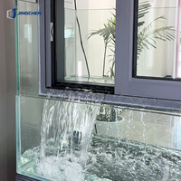 Automatische Aluminiumlegierung Horizontale Schiebetür aus Glas Motorisiertes Schalldichtes Lüftungspanel Modernes Hotel Villa