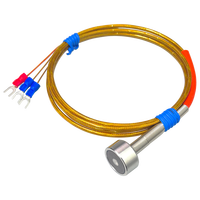 Sonde de température magnétique étanche IP68 Songdao, capteur d'aspiration haute température Pt1000/Pt100, borne en U, OEM