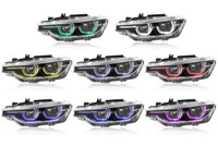 Module RGB HETOP F30 pour phare 2012-2019, série 3, phare Ikon, mise à niveau LED DRL, style réflecteur, accessoires pour BMW