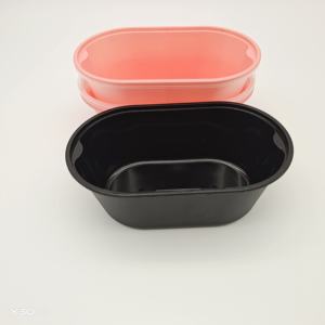 Contenedor Rectangular Desechable de Plástico PP de Grado Alimenticio de 350 ml, Apto <span class=keywords><strong>para</strong></span> Refrigerador y Microondas, con Tapa - Product Image 5