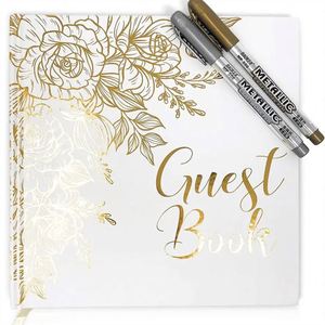 Livre d'or de mariage personnalisé en papier épais pour la réception - Product Image 2