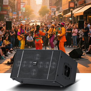 Altavoces de escenario inalámbricos portátiles-Sistema personalizable para eventos de DJ de escenario al aire libre - Product Image 1