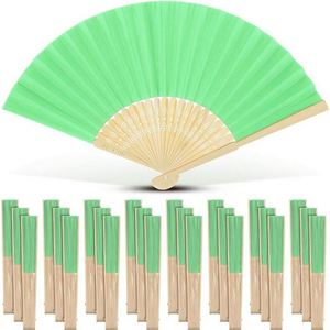 Abanico de Bambú Impreso por Ambos Lados - Impresión Digital con Fecha de Boda y Mapa del Lugar - Product Image 4