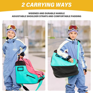 Zapatos de patinaje sobre ruedas de tamaño universal personalizado Bolsas de cuchillas de almacenamiento <span class=keywords><strong>Bolsa</strong></span> de <span class=keywords><strong>patines</strong></span> de hielo transpirable - Product Image 5