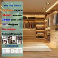Armario de Dormitorio Principal de Diseño Moderno a Precio Razonable para Proyectos de Viviendas, Armario Grande Personalizado con Amplio Espacio de Almacenamiento