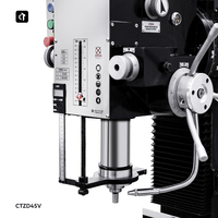 Perceuse et fraiseuse industrielle robuste CTZD45V avec alimentation automatique et régulation de vitesse progressive