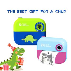 Fotocamera Istantanea per Bambini con Doppia Lente, Schermo IPS da 2,4 Pollici, <span class=keywords><strong>Stampa</strong></span> Termica, Video 1080P, Regalo di Compleanno per Ragazzi e Ragazze - Product Image 4