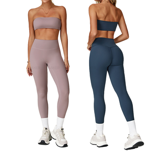 <span class=keywords><strong>CL035</strong></span> bán buôn hai mảnh đặt phòng tập thể dục Yoga áo ngực và xà cạp thể thao tập thể dục Yoga cho phụ nữ - Product Image 1