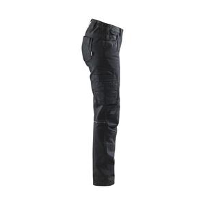 BLAKLADER - 714011419999C42 Pantalon de service pour femme stretch Noir/Noir-PANTALON DE TRAVAIL EAN 7330509814147 PANTALON DE TRAVAIL CARGO - Product Image 5