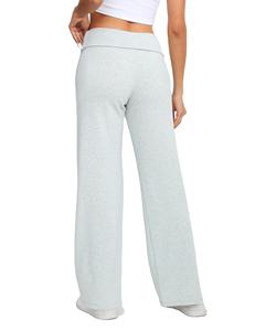 Hesayep personnalisé <span class=keywords><strong>pas</strong></span> <span class=keywords><strong>cher</strong></span> prix femmes vêtements de détente Gym Fitness Yoga pantalon coupe ample replier Leggings évasés pour femmes Leggings - Product Image 1