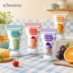 Crème pour les mains KORMESIC, marque privée OEM, 30g, crème pour les mains à la crème glacée, hydratante, parfumée aux fruits, nourrissante, halal, naturelle, végétalienne - Product Image 1