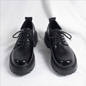 Zapatos de Vestir Negros de Lujo para Hombre, Talla Grande, Primavera 2025, con Cordones, Plataforma, Personalizados, con Bolsas - Product Image 4