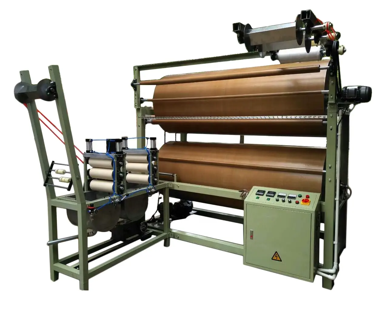 textile narrow fabric ribbon finishing and starching machine