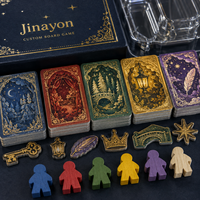 Jeu de société personnalisé sur le thème des contes de fées européens, jeu de stratégie familial, plateau de voyage pliable imprimé pour les musées et les cadeaux