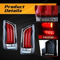 Feu arrière LED pour Mercedes-Benz Vito W447 2016-2023 V260 V250, avec fonctions de freinage, marche arrière et clignotant dynamique, pièce de rechange automobile modifiée et améliorée