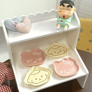 จานใส่ซอสลายการ์ตูนแมวน่ารัก, จานเซรามิกใส่ซอสปรุงรสสำหรับใช้ในบ้าน, จานใส่ซอสมะเขือเทศ, จานใส่เครื่องปรุงอเนกประสงค์, ขายส่ง - Product Image 3