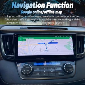 Autoradio 256 Go Android 13 avec écran multimédia et lecteur vidéo pour Toyota RAV4 2013 2014, Carplay, Stéréo DSP, GPS 2 Din, Unité centrale - Product Image 3