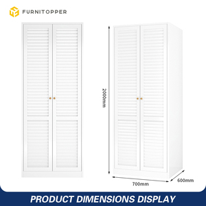 Tủ quần áo bằng thép 2 cửa cao cấp tủ quần áo nội thất phòng ngủ có thể tùy chỉnh phù hợp với tủ quần áo phòng ngủ và đồ nội thất phòng khách - Product Image 3